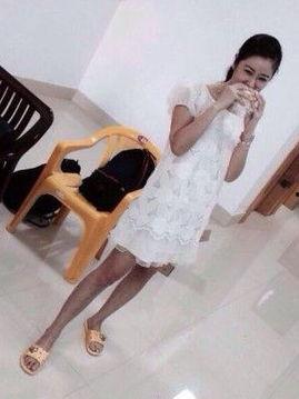 林心如生活照街拍图片,尽显清新自然风